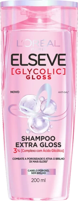 SHAMPOO ELSEVE 200ML GLYCOLIC GLOSS