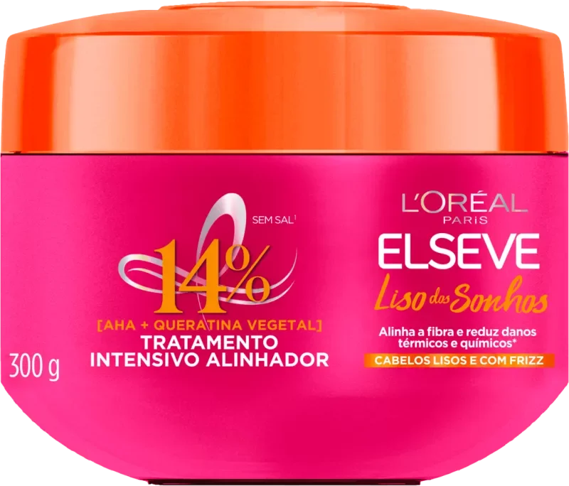 CREME DE TRATAMENTO ELSEVE 300G LISO DOS SONHOS