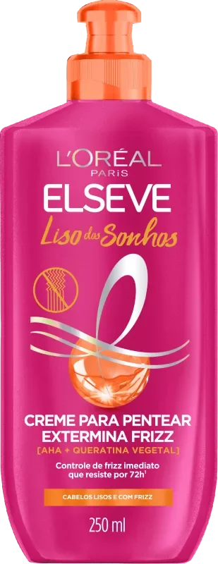 CREME PARA PENTEAR ELSEVE 250ML LISO DOS SONHOS