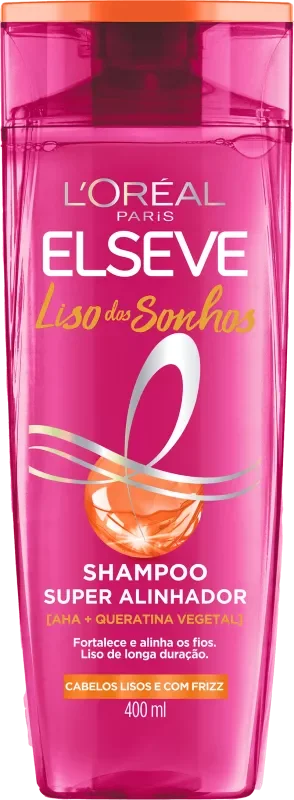 SHAMPOO ELSEVE 400ML LISO DOS SONHOS